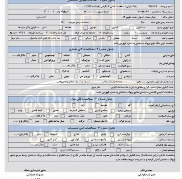 ‎فرمت جديد صدور شناسنامه فنى مطابق قانون پيش فروش ساختمانها